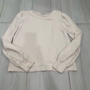 Z supply puff sleeve sweatshirt
